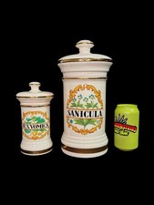 Marvel Agatha All Along Production Used Sanicula Nux Vomica Apothecary Jars MCU
