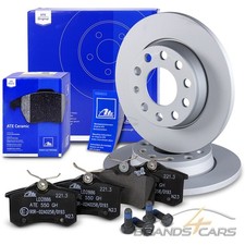 ATE BREMSSCHEIBEN VOLL Ø255 + CERAMIC BELÄGE HINTEN FÜR SEAT EXEO 3R ST