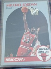 Michael Jordan 1990 NBA Hoops Chicago Bulls Basketball Card #65