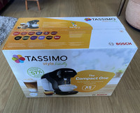 TASSIMO The Compact One Capsule Coffee Machine, Espresso, Black