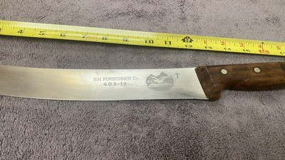 R.H. Forschner Co. Victorinox 403-12 12 in Carving Knife Straight Edge Wood