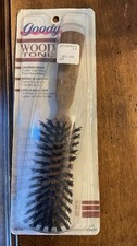 Vintage Goody 1993 Woodtone Hair Brush Made In USA NEW in PACKAGE Read
