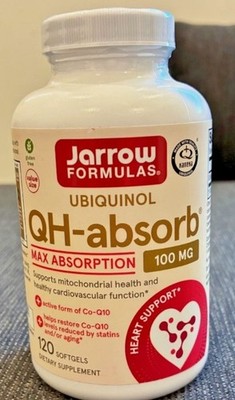 Jarrow Formulas Ubiquinol QH-absorb 100mg - 120 Softgels