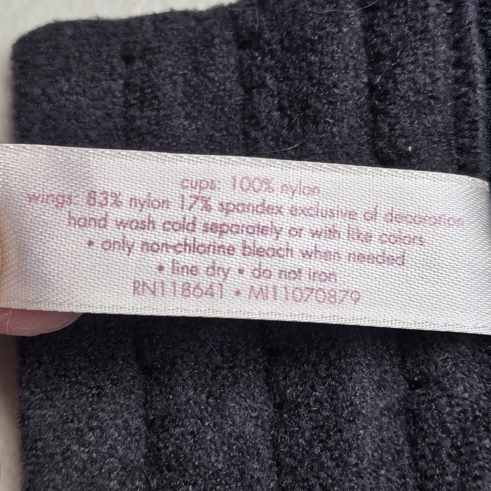 Sujetador Cacique Mujer 42DDD Negro Floral Balconette Con Aros Encaje Transparente Foto 4 de 4