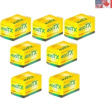 7 Rolls TRI-X 400 35mm Professional Black-and-White Film - 36 Exposures Each