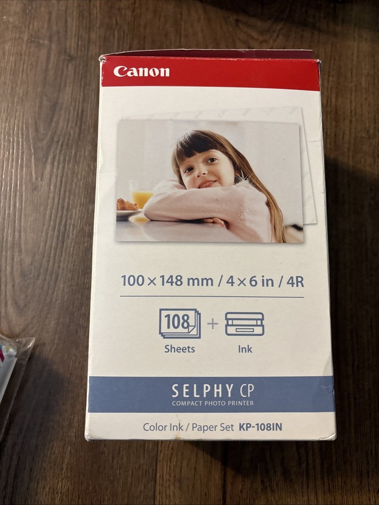 Canon SELPHY CP910 Digital Photo Printer BUNDLE Extra Ink Paper Cards