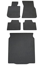 Gummi Fußmatten Kofferraumwanne für 4er BMW G26 Gran Coupe 2021- Set Gummimatten