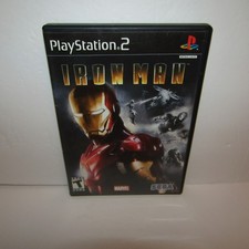 Iron Man Sony PlayStation 2 PS2 Video Game No Manual Tested and Working Marvel