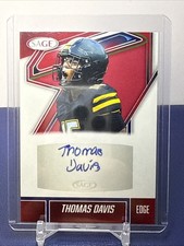 2025 Sage Red Thomas Davis Auto Rookie Card A-TD