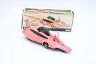 F Vintage 1964 Dinky 354 Pink Panther Fly Wheel Car, Boxed W/Panther Figure