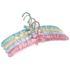 Satin Padded Hangers Set/4