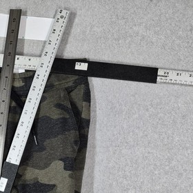 PINK Victoria's Secret Women Activewear Pants M Green Sweatpants Camouflage