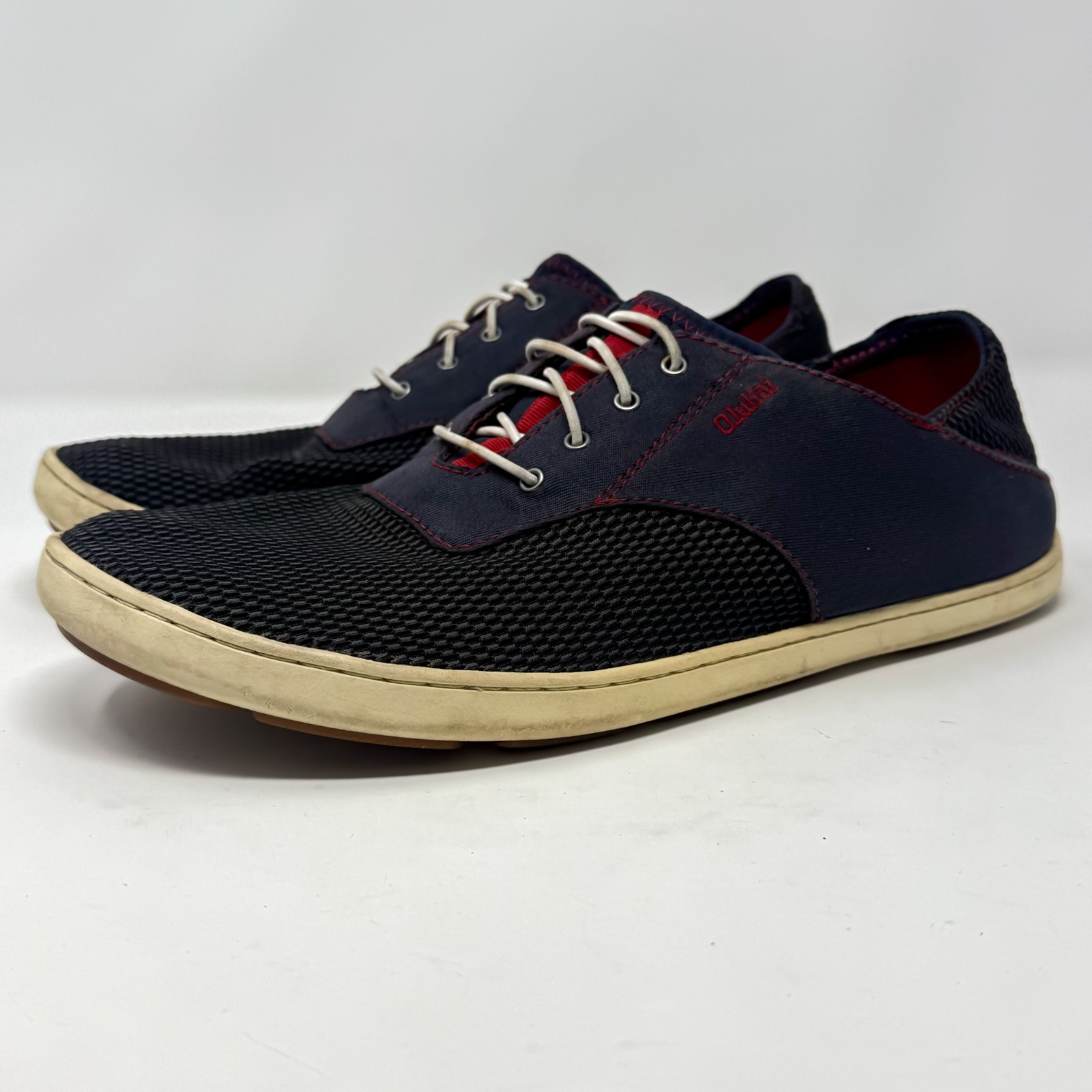 SAOLA Olukai Nohea Moku Knit Sneakers Uomo Taglia 9 Maglia Traspirante Pronta Avventura