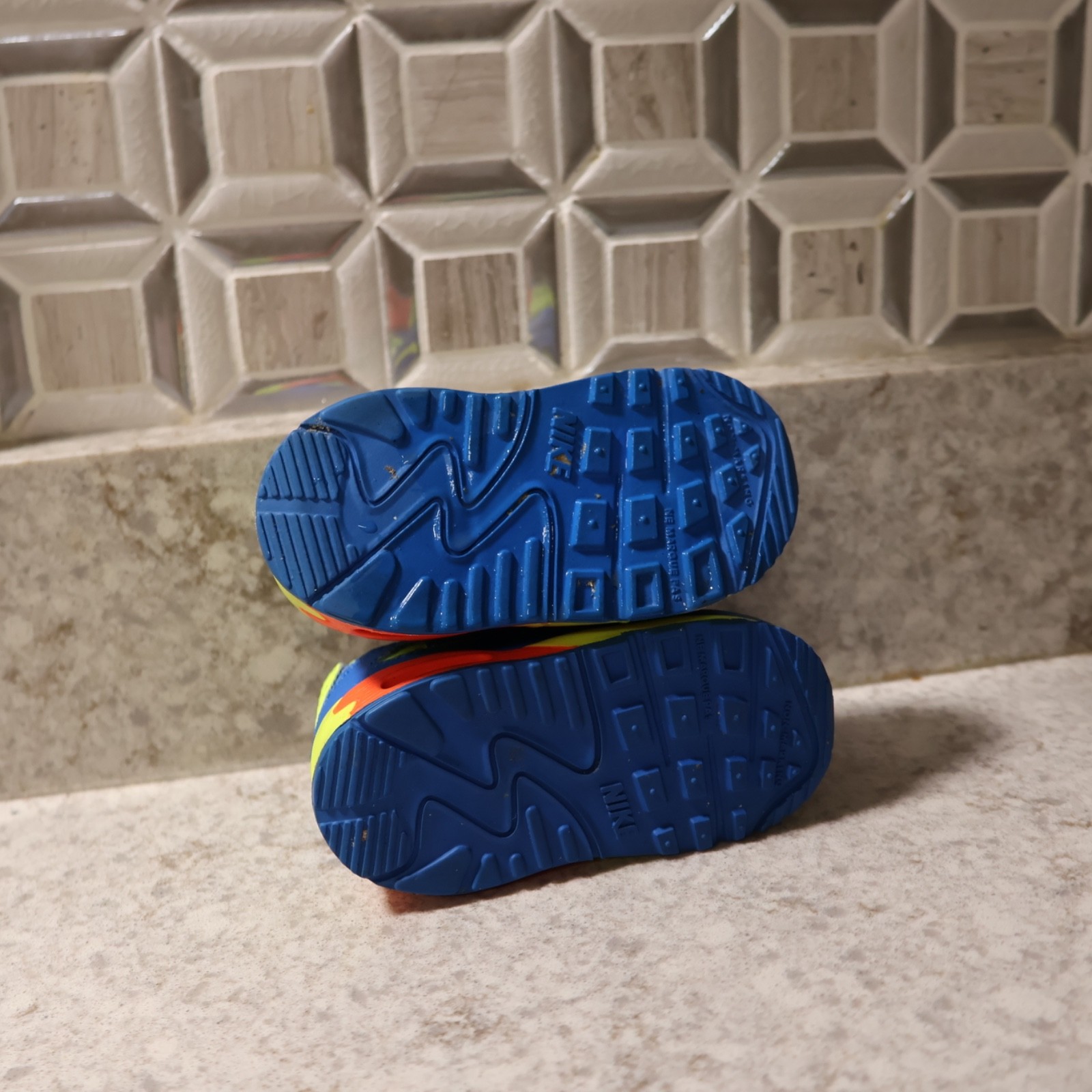 PONY Scarpe stivaletti Nike Air Max 90 culla CB 4C blu neon bambino sneakers