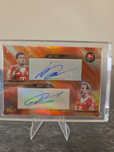 Topps Gold Bundesliga 2025-26 Luis Diaz & Harry Kane Dual Auto /25