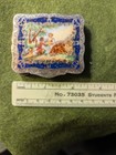 Antique Italian 800 Silver Enamel Compact with Beveled Mirror — photo 7