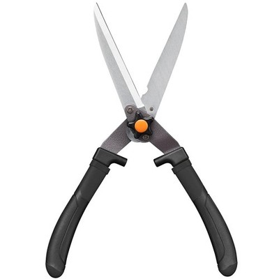 Fiskars Heckenschere HS10 Mattschwarz mit rutschhemmenden SoftGrip-Griffen