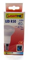 Lightme Led R50 Leuchtmittel Reflektor E14 4,9W=40W 470Lm Warmweiß 2700K 852338