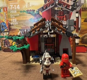 99% COMPLETE LEGO NINJAGO: Masters of Spinjitzu Blacksmith Shop (2508) 189pc Set