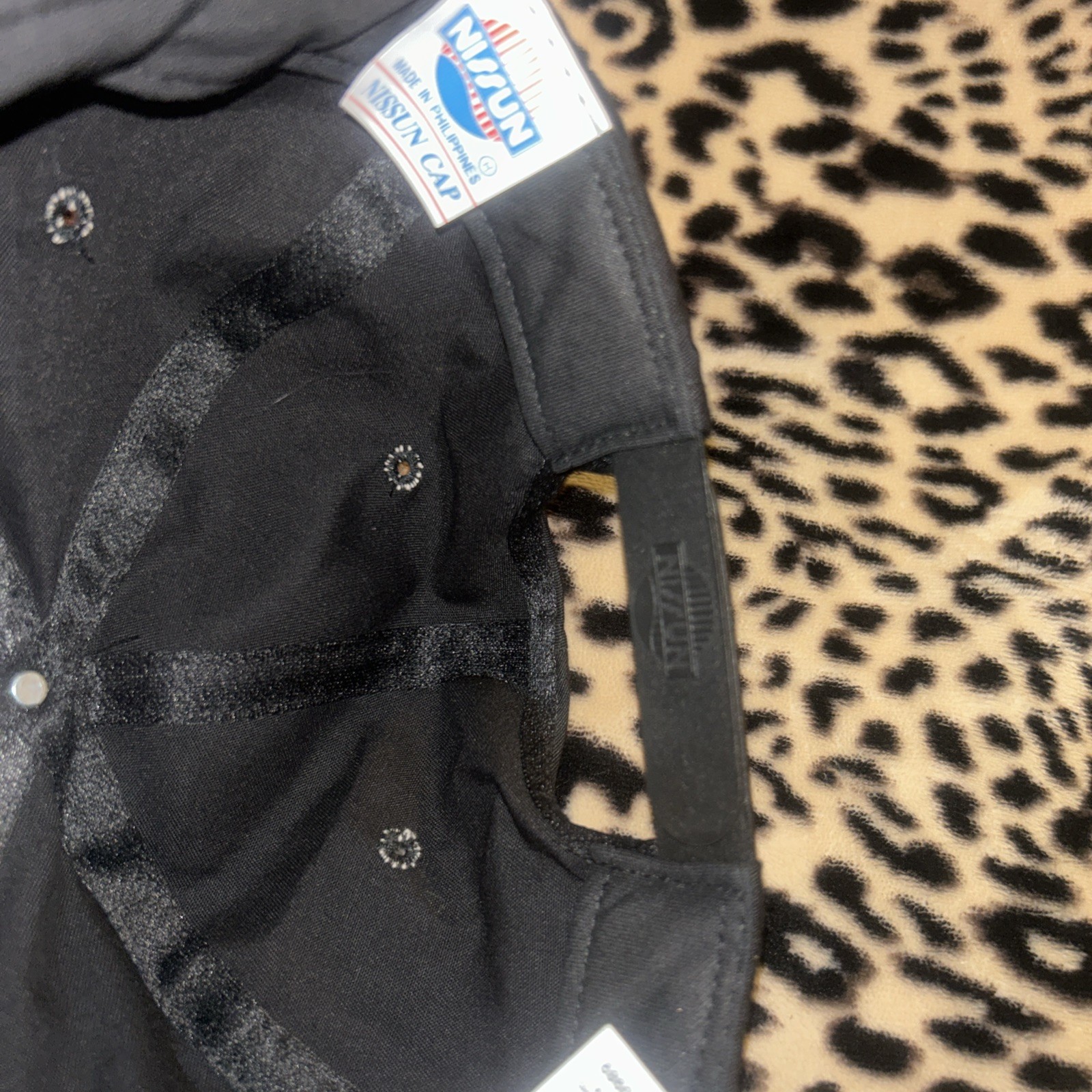 CAT SnapBack baseball Hat Cap Patch Vintage Nissa… - image 10