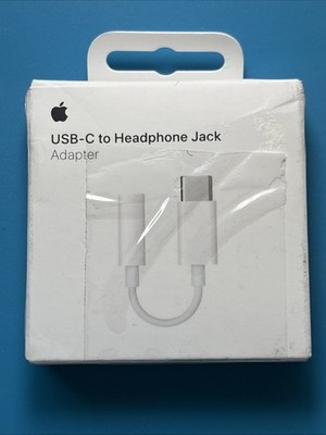 Apple USBC to Headphone Jack Adapter  MW2Q3AM/A- A2049 3.5mm- OEM Original - New