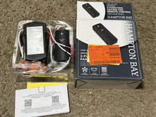 Hampton Bay Universal 3-speed Ceiling Fan Remote Control with Dimming Black