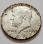 1964 D Kennedy Half Dollar • 90% Silver • Circulated • As Shown • Solid    X9