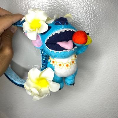 Disney Aulani Resort Lilo & Stitch Plumeria Blue Sequin Ears  display picture 1