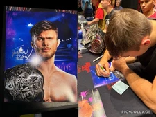 Jackson Drake Signed 8x10 Proof WWE ID Promo NXT EVOLVE AEW
