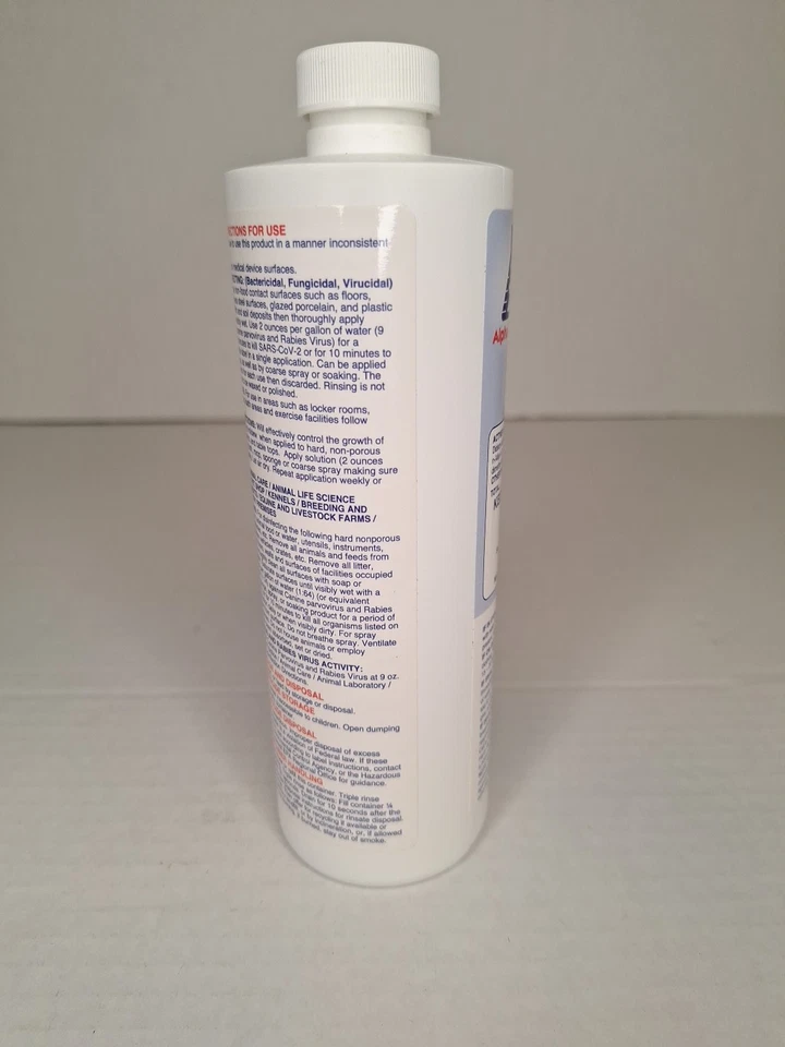KennelSol® Germicidal Detergent & Deodorant - 1 Pint /16 oz - NEW Alpha Tech Pet - Image 3 of 4