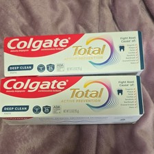 Colgate Total Deep Clean Fluoride Toothpaste Mint 3.3 oz 2-Pack