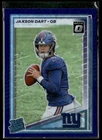 2025 Donruss Optic Jaxson Dart Blue Hyper #273 RC RATED ROOKIE
