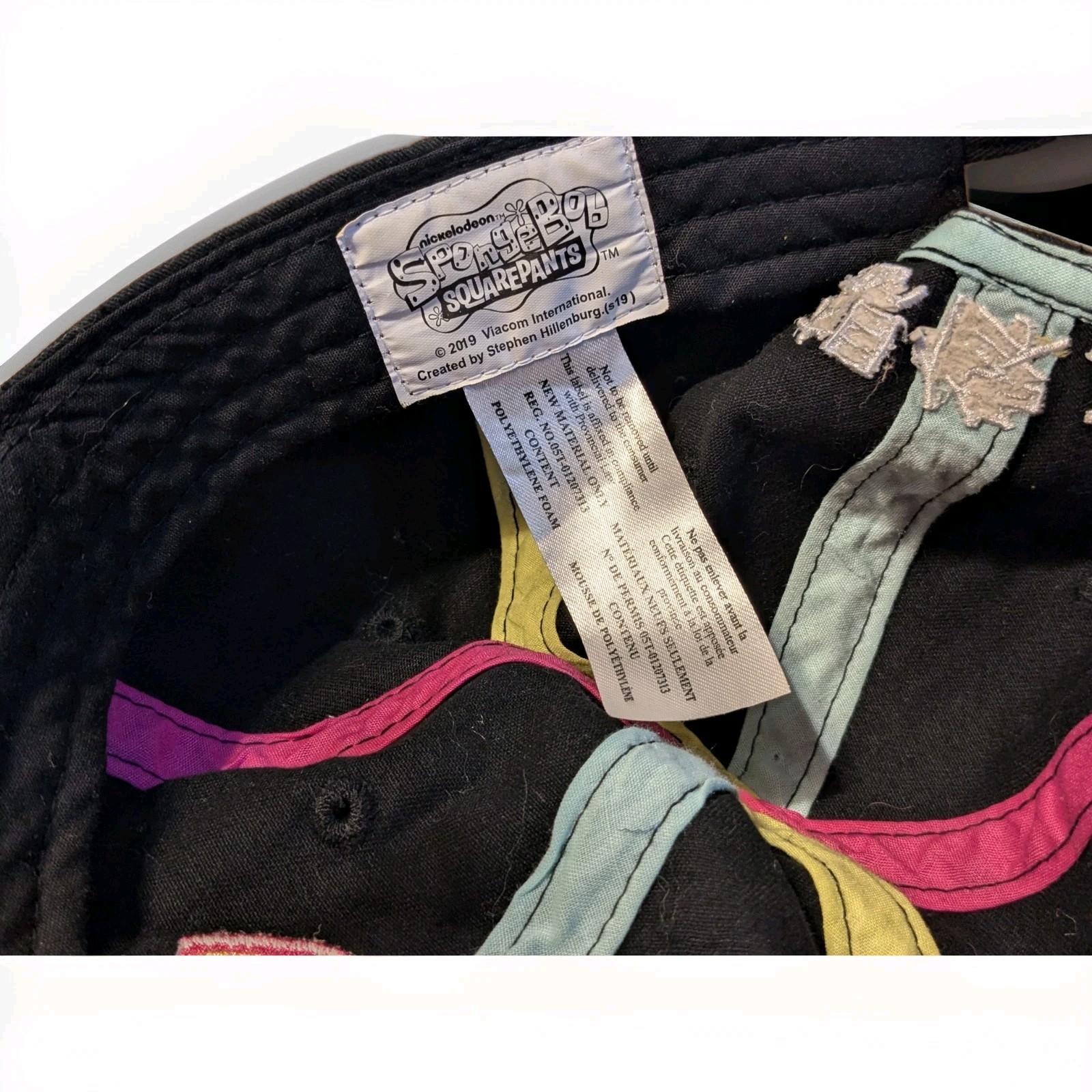 SpongeBob SquarePants Hat Rainbow Pride Meme Adju… - image 5