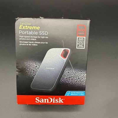 SanDisk Extreme Portable SSD 500gb External Hard Drive