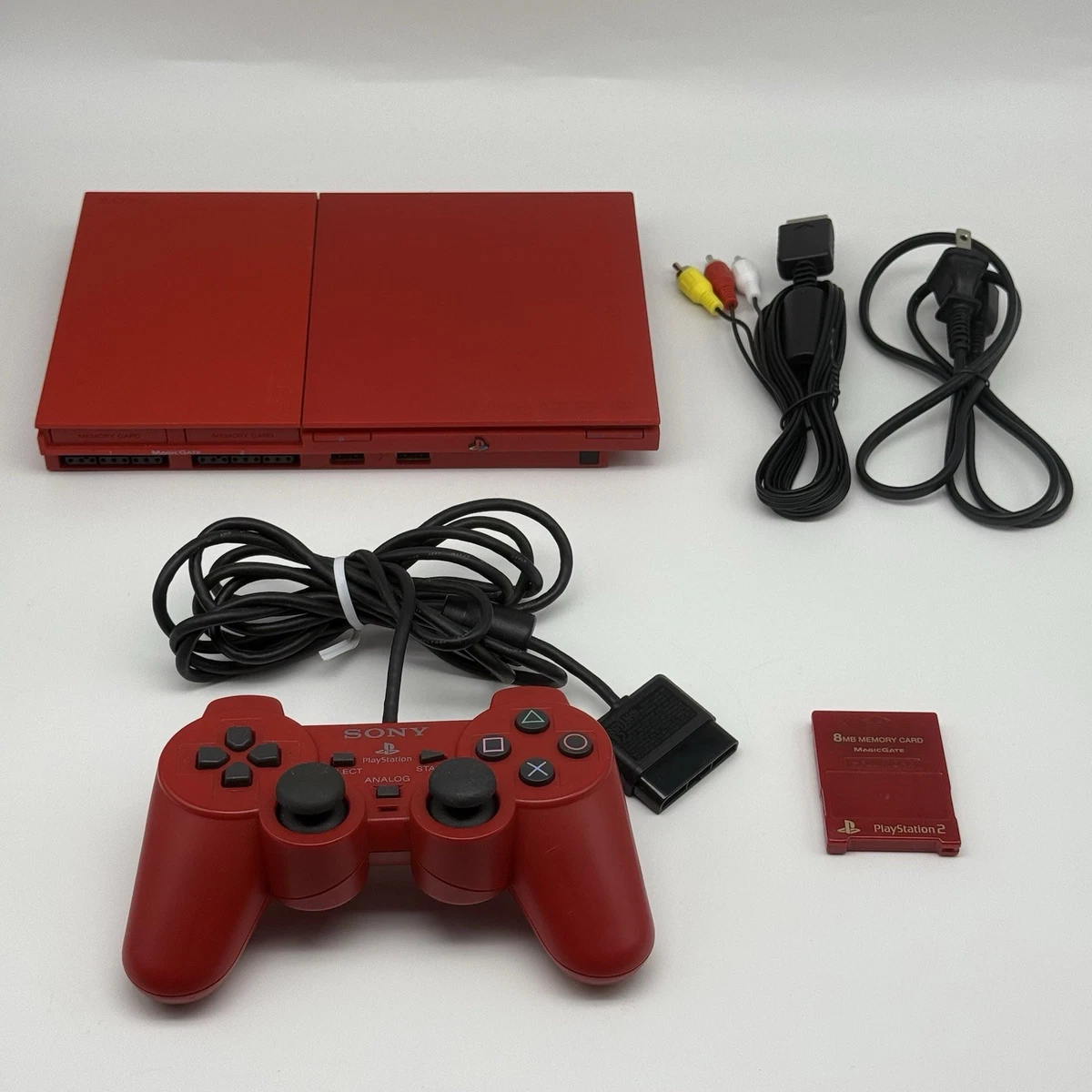 Sony PlayStation 2 - Slim Red Video Game Consoles for sale | eBay