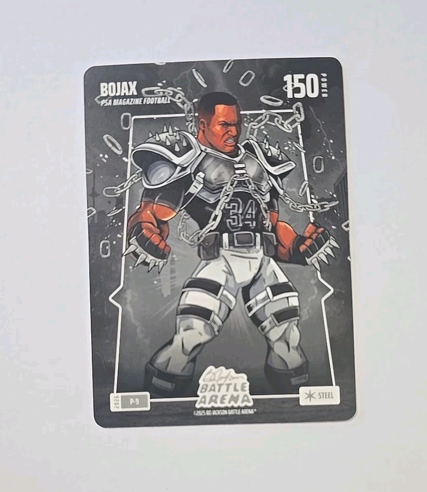 2026 Bo Jackson\'s Battle Arena BOJAX PSA Magazine Exclusive Football