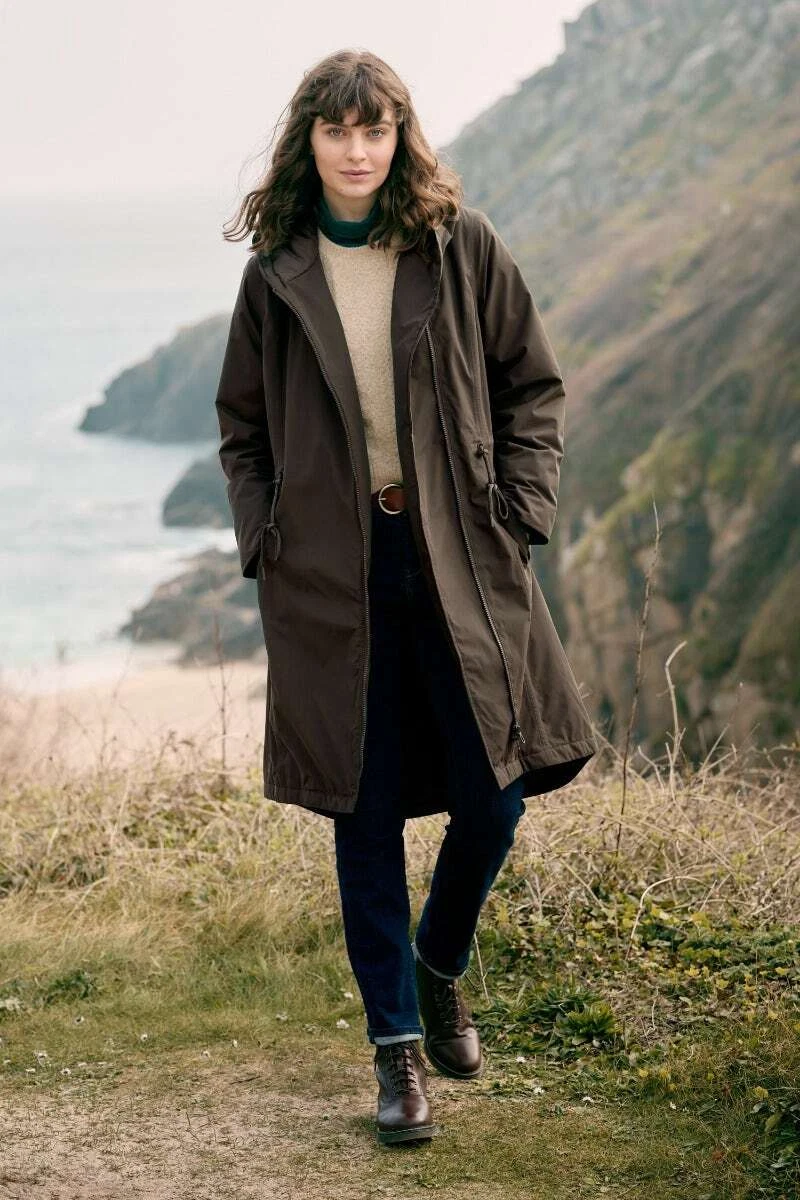 Seasalt Women s Coat green Pentewan Waterproof Coat Tall
