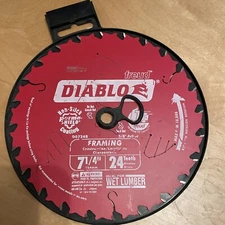 NEW Diablo 7 1/4 24 Teeth Blade D0724R
