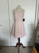 New Guess Women Blush Pink Texture Dress SZ 10