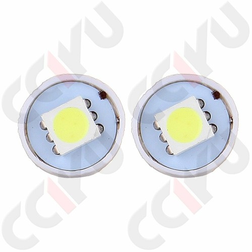 10Pcs White 1SMD LED Instrument Panel Cluster BA9S 1895 57 Light Bulbs For Ford - Picture 7 of 7