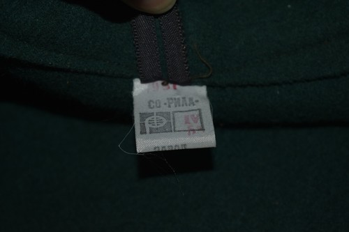 Czechoslovakia military wool winter coat very good condition Cold War era - Picture 3 of 8