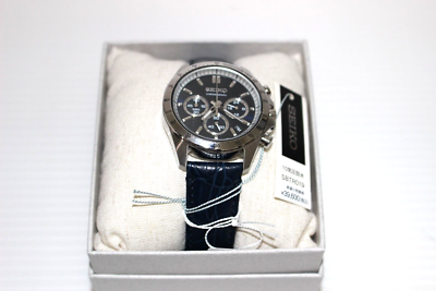 SEIKO Sprit SBTR019 Chronograph Quartz Blue Silver Men's Watch