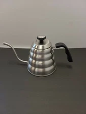 1L Stainless Steel Pour Over Tea Coffee Kettle Hand Drip Pot w/ Thermometer