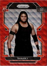 2022 Panini Prizm WWE #120 Shanky Ruby Wave