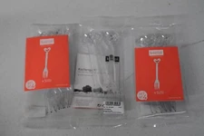 Lot Of 3 Koziol Susi Mini Appetizer Fork 4 Pcs Cutlery Transparent Clear Heart