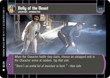 STAR WARS TCG EMPIRE COLPISCE ANCORA PANCIA DELLA BESTIA 149/210 FOIL NM/M graffi