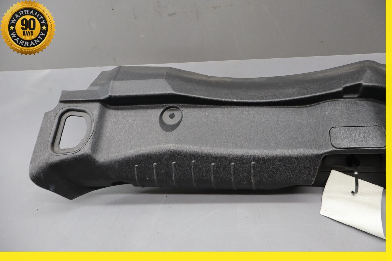 14-20 Maserati Ghibli Rear Trunk Loading Sill Plate Scuff Trim Panel Black Oem