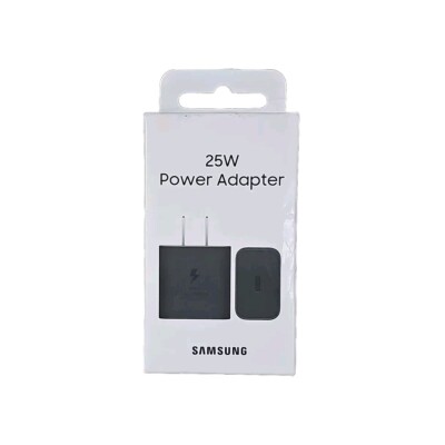 Samsung 25W Super Fast USB-C Wall Charger PD PPS Galaxy S25 S24 Black EP-T2510