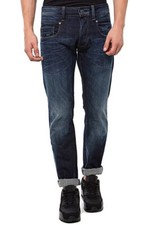 G-Star Raw Radar Slim Tapered W33 L32 Dark Aged RRP £99 Blue Swash Denim Jeans