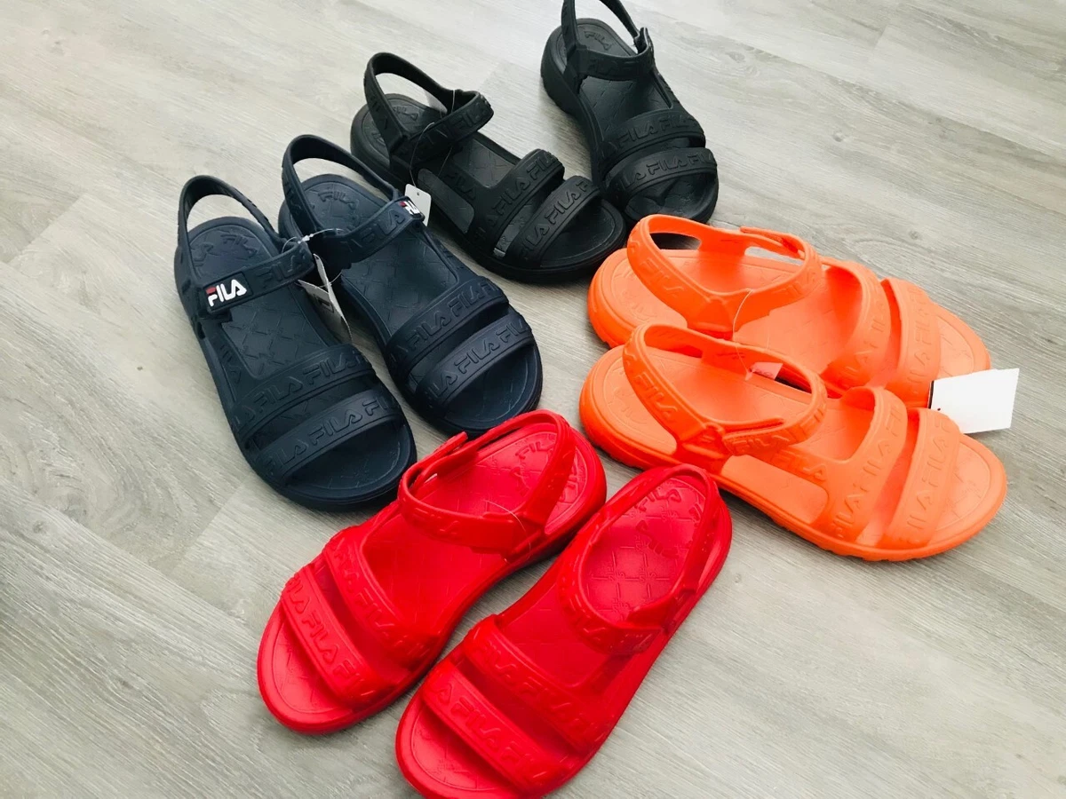 FILA Logo Sleek Slider Sandal Beach Pool Summer Women men unisex